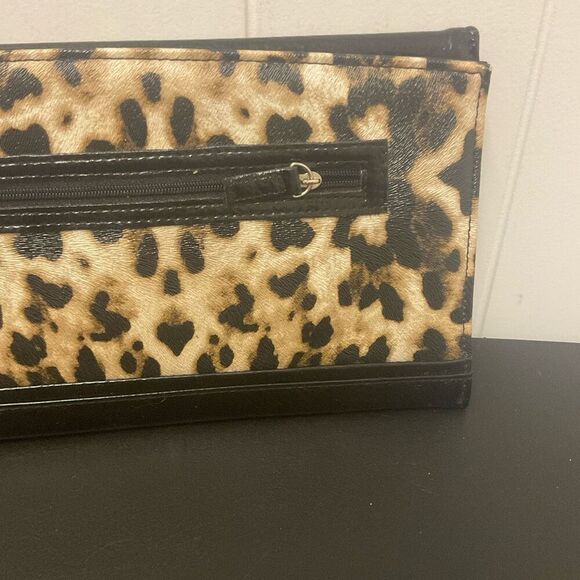 Miche Purse Classic Shell Cover Only SILVIA Leopard Cheetah Black Leather - Picture 2 of 9